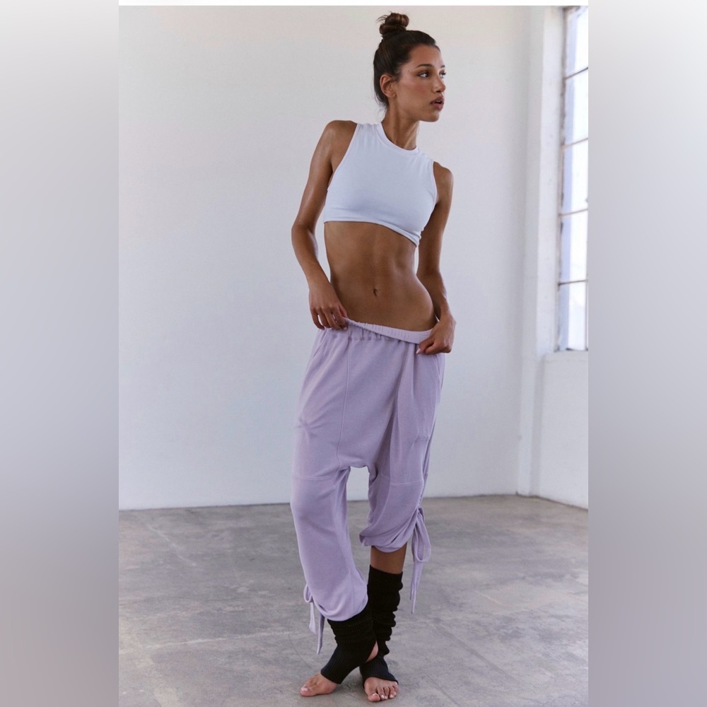 NWT Free People FP Movement Pirouette Pants Lavender Dust